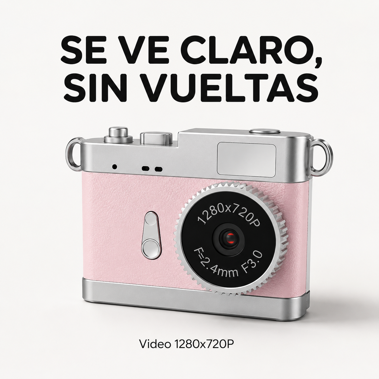 🔥 Mini Cam Vlog HD ⌚ Pantalla Giratoria 180° Edición Compacta