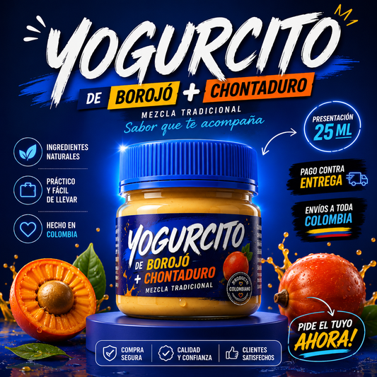 🥭 Yogurcito de Borojó + Chontaduro ✨ | Mezcla Tradicional