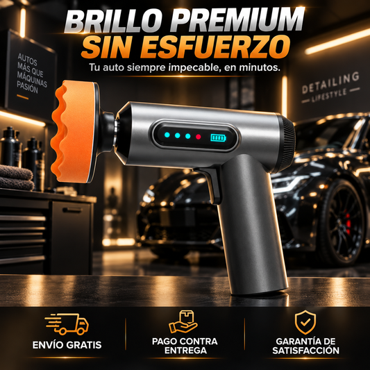 Pulidora Curva Inalámbrica ✨ — Brillo de taller en tu casa 🏠